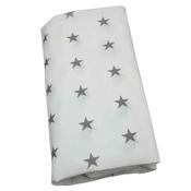 Cot Bed Fitted Sheet 70x140 cm Cotton 100% Grey Stars