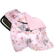 Baby Car Seat Blanket  0-12 Months Ballerinas | Pink