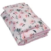 Duvet &amp; Pillow For Cot 70x140cm Cotton Poppy
