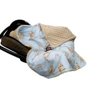 Infant Car Seat Blanket –Sweet Bears | Newborn+