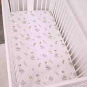 Cot Bed Fitted Sheet 70x140 cm Cotton 100% Mommy Goose Dream