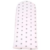 Baby Pod Insert Liner -Grey Stars Pink White Plush