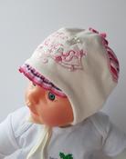 Girl hat bonnet sizes 3 -12 months