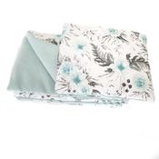 BABY BLANKET &amp; PILLOW SET - Small Medium' - MINT ROSES