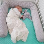 Baby Bed Bolster Bumper | 210cm With Zipped Cosy Cover