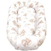 Baby Nest Newborn 0–9 Months – Handmade Cotton Baby Lounger, Breathable &amp; Safe Sleep Pod | Evcushy Cloud Nine Bears