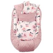 Pink Poppies Baby Nest Pod Lounger for Newborn (0-9 Months) 5 pc's Set