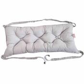 Padded Headboard Bumper Cushion For Cot | Grey