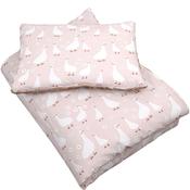 Baby Quilt &amp; Pillow Set | 75x100 cm | Geese Family Collection image