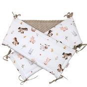 Cot Bed Bumper | Farm Friends image