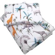 Baby Quilt &amp; Pillow Set | 75x100 cm | Safari image