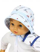 Marine Fisherman Hat for Baby Boy – Cotton Summer Sun Hat image