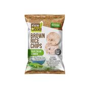 Rice Up Cream &amp; Onion Brown Rice Chips image