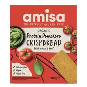 Amisa Organic Protein Pomodoro Crispbread with Tomato &amp; Basil