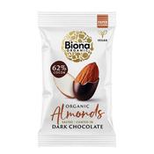 Biona Organic Almonds Salted &amp; Coated in Dark Chocolate