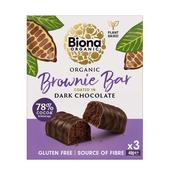 Biona Organic Brownie Bar Coated in Dark Chocolate image