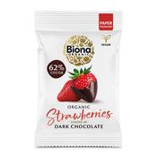 Biona Organic Strawberries Coated in Dark Chocolate