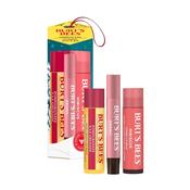 Burt's Bees Mistletoe Pink Kiss Trio Gift Set image