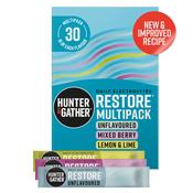 Hunter &amp; Gather Daily Electrolytes Restore Variety Pack
