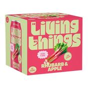 Living Things Rhubarb &amp; Apple Multipack