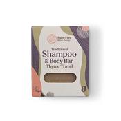 Palm Free Irish Soap Thyme Travel Shampoo &amp; Body Bar image