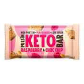 Pulsin Raspberry &amp; Choc Chip Keto Bar