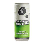 Sisú Elderflower Apple &amp; Mint Organic Kombucha