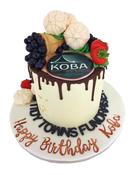 Custom Ice Cream Birthday Cake with an Edible Image - Eve's Cakes
