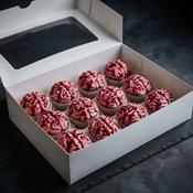 Halloween Brain Cupcakes - Eve’s Cakes image