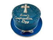 Navy Confirmation Cakes - Eve's Cakes image