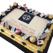 Logo Cake with Sweets - Eve's Cakes image