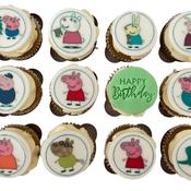 Peppa Cupcakes (x12) - Eve's Cakes image
