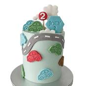 Playful Car Cake - Eve's Cakes