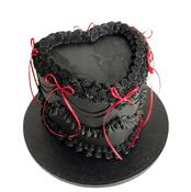 All Black Lambeth Cake - Eve's Cakes
