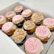 Beautiful Communion Cupcakes (or Christening, Confirmation) - Eve's Cakes