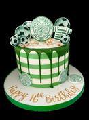 Celtic FC Football Cake - Eve's Cakes