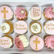 Christening Cupcakes For Baby Girl - Eve's Cakes