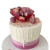 Purple Confirmation Cake - Eve's Cakes