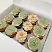 Green Communion Cupcakes - Eve's Cakes