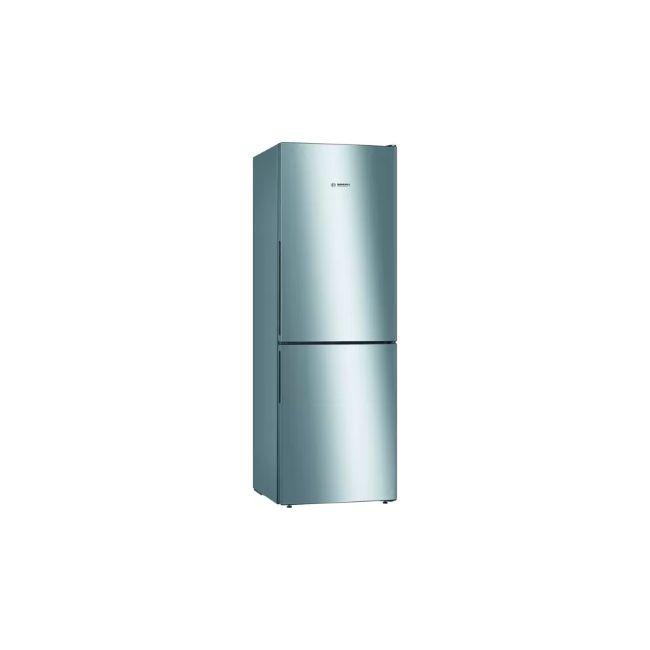 Bosch Serie 4 Freestanding Fridge Freezer Stainless steel