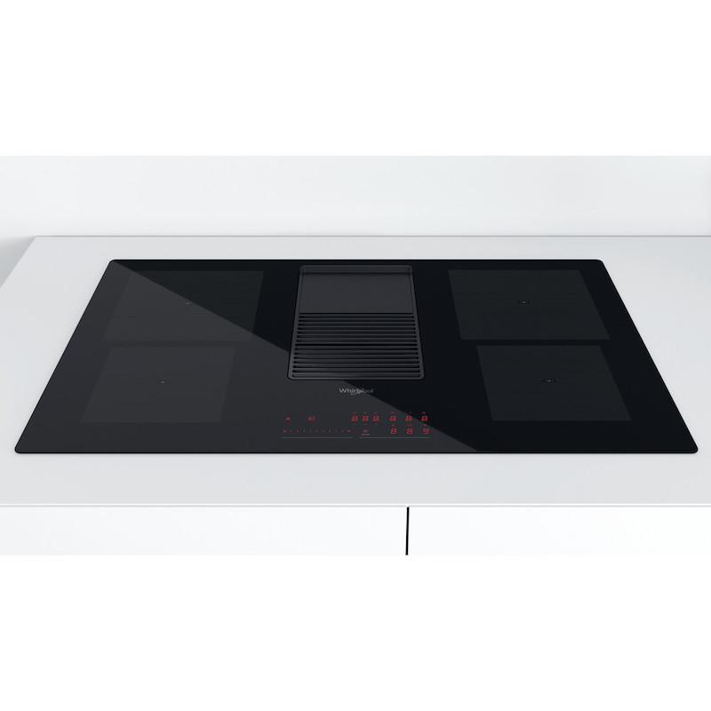 Whirlpool 83cm 4 Zone Induction Hob with Integrated Venting - Glass-Ceramic | Slider Control, Keep Warm, Booster, Power Management, 5 Year Warranty