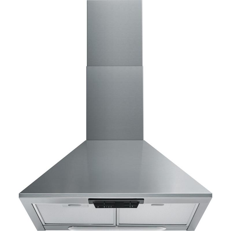 Indesit 60cm Stainless Steel Pyramid Cooker Hood