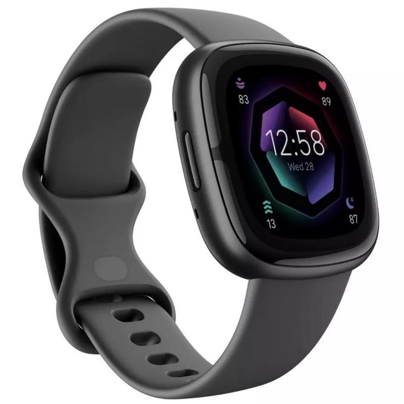 Fitbit Sense 2 Smartwatch Shadow Grey & Graphite | Stress, Sleep & GPS Tracking | Health & Fitness