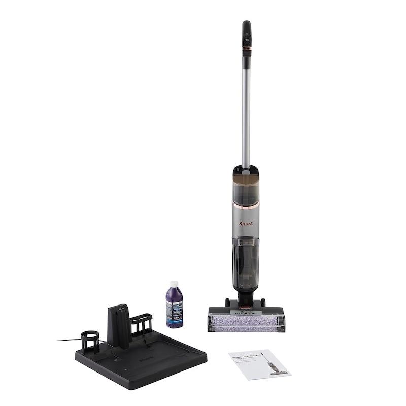 Shark HydroVac Cordless Vacuum Cleaner - Charcoal Grey | Deep clean hard floors & freshen area rugs, Removes wet & dry messes