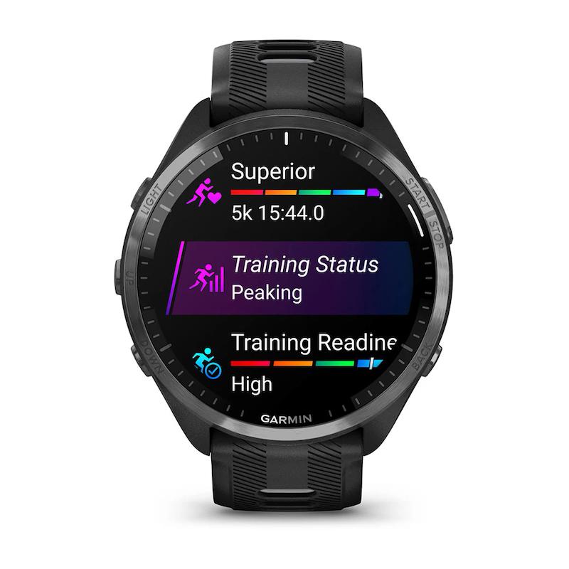 Garmin Forerunner 965 Black Smartwatch with GPS, Heart Rate Monitor, Touchscreen