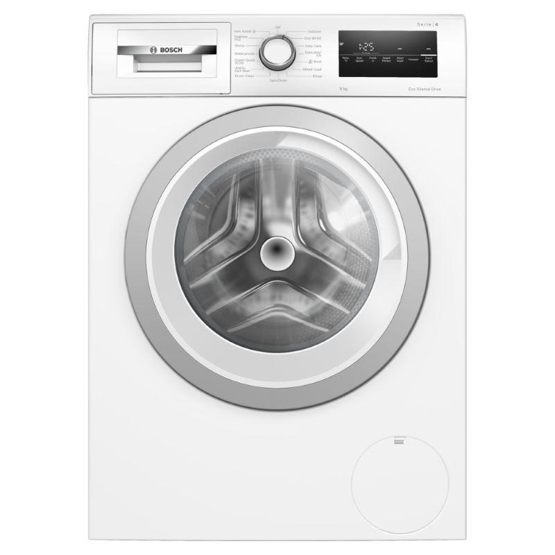 Bosch 9kg 1400 Spin Washing Machine - White | EcoSilence Drive, Speed Perfect, ActiveWater Plus, Reload
