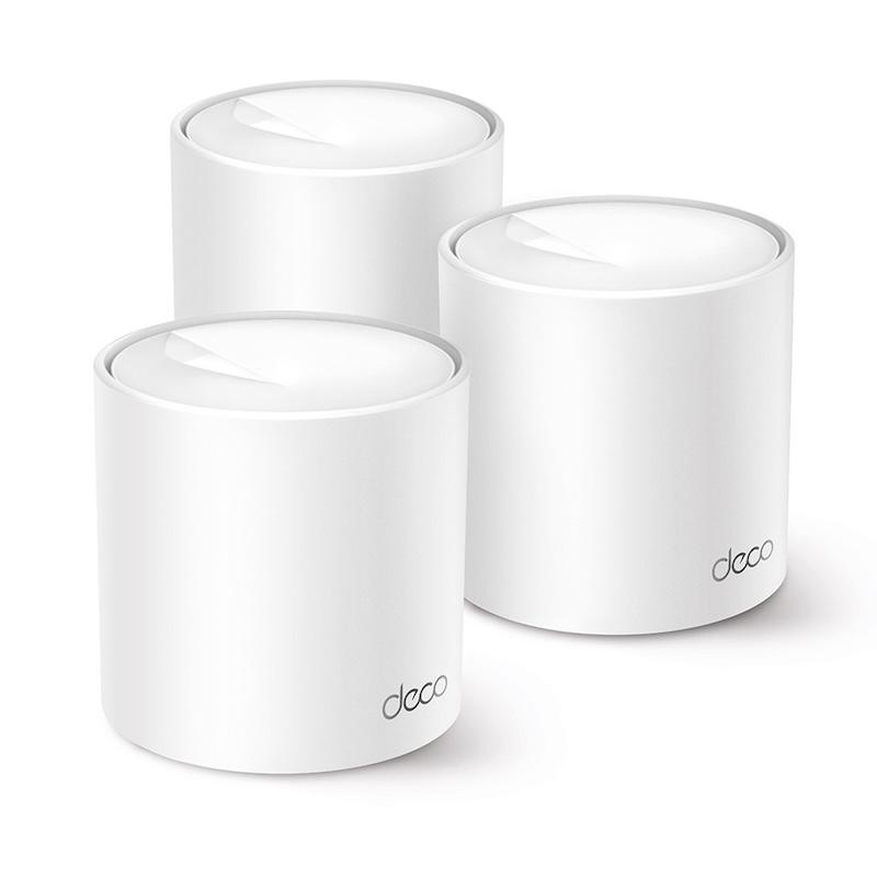 TP-Link Mesh WiFi System 3 Pack - White, Deco