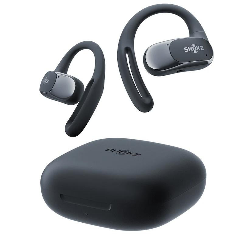 Shokz Openfit Air Black True Wireless Earbuds | Earbuds, Charging Case