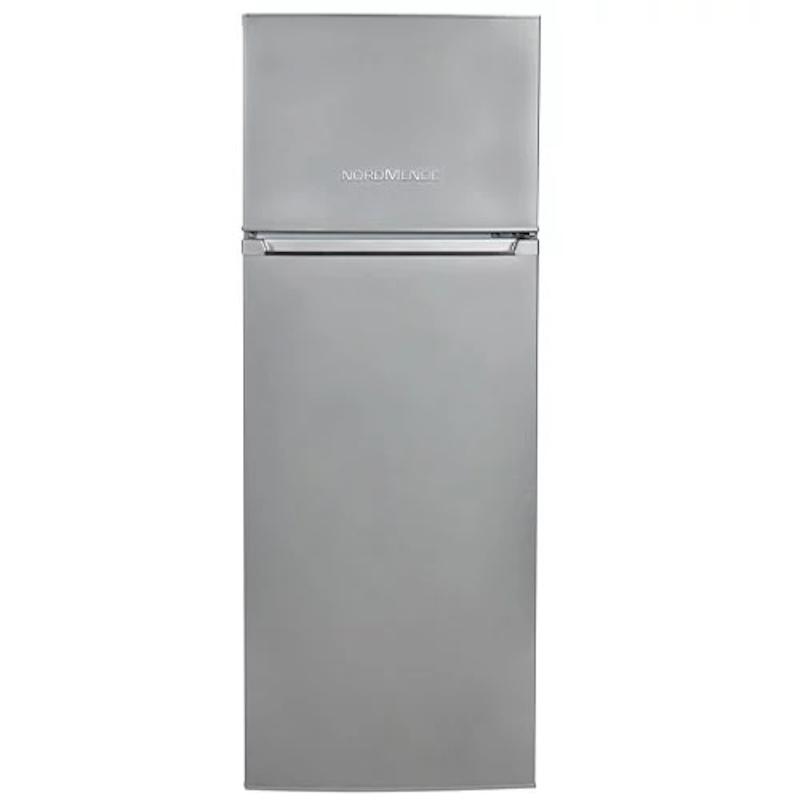 Nordmende Freestanding Fridge Freezer - Silver | Shelves, Drawers, Door