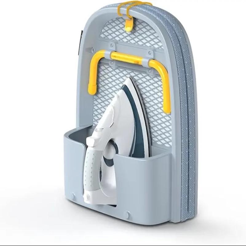 Joseph Joseph Pocket Folding Table-top Ironing Board Grey Integrated Iron Storage 90x33cm 100% Cotton Cover Compact Folding Design